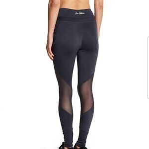 Sam Edelman Diamond Mesh Leggings in Charcoal